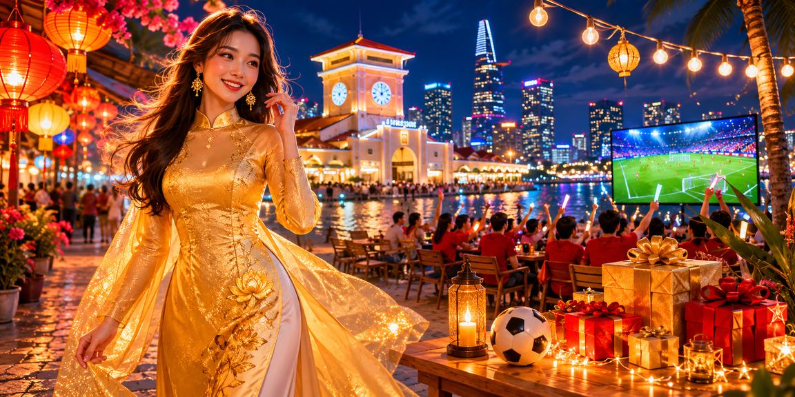 Cổ động viên bóng đá tại TP. Hồ Chí Minh theo dõi trận đấu và đặt cược thể thao trực tuyến