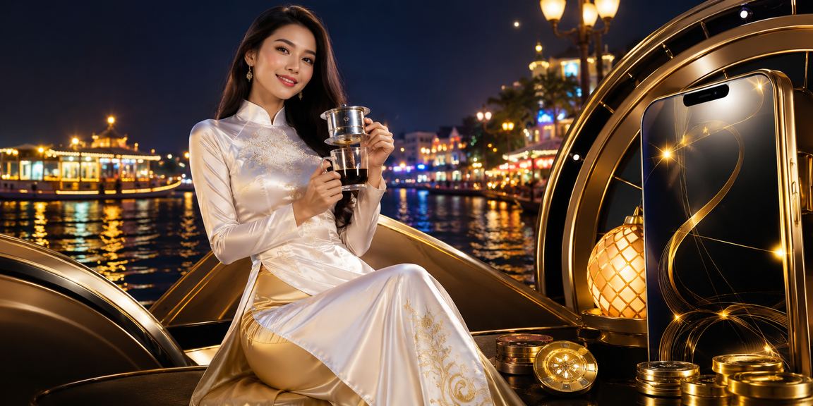 Người phụ nữ mặc áo dài tại Mekong đăng ký tài khoản cá cược trực tuyến